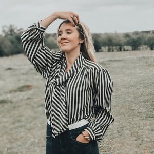 Striped Vintage Blouse